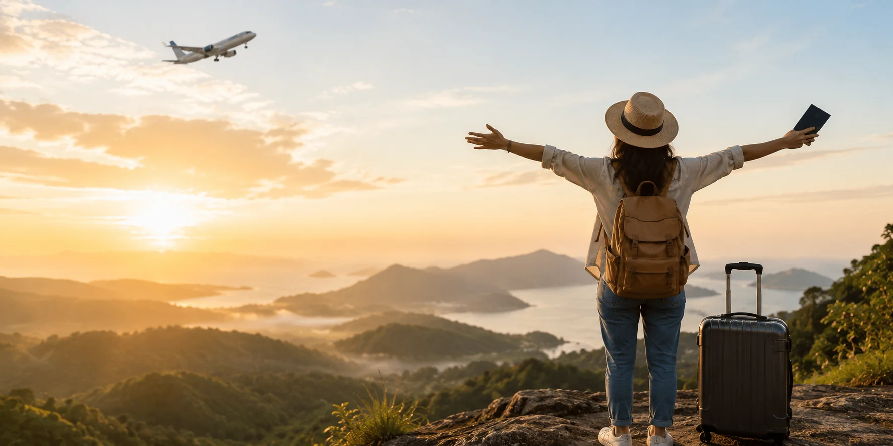 Travel lifestyle scenic view