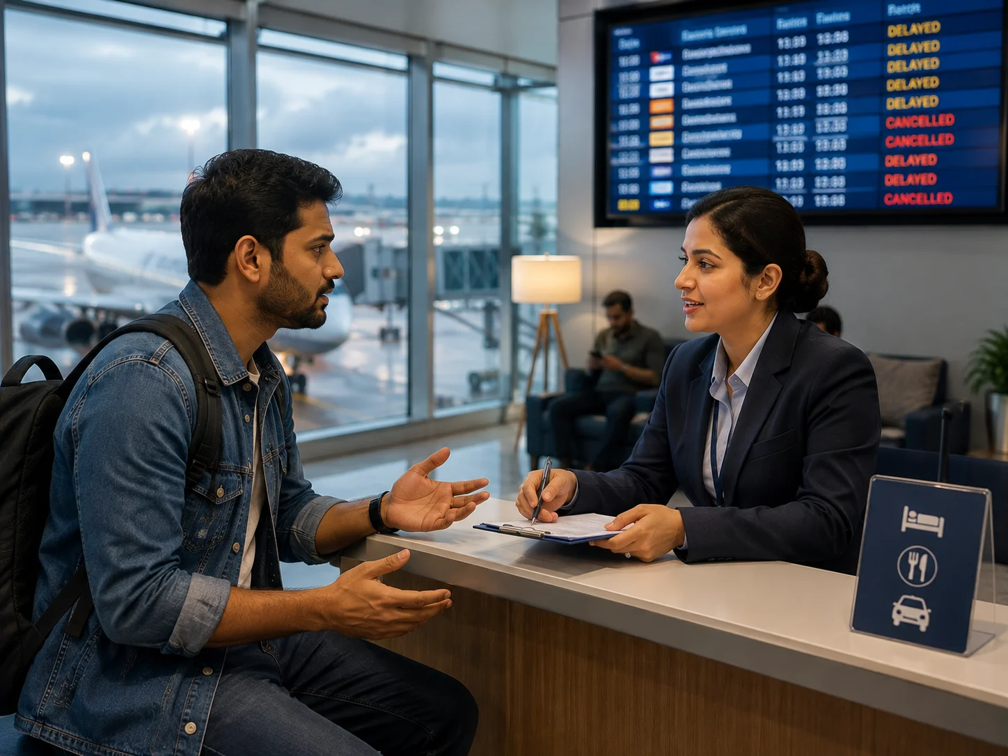 Airport and flight